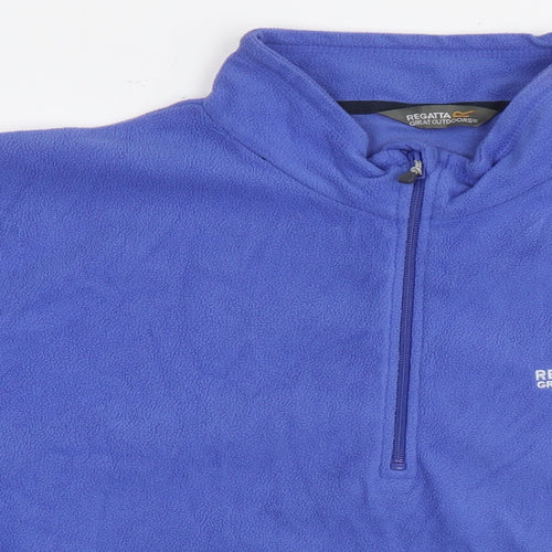Regatta Womens Blue Polyester Pullover Sweatshirt Size 26 Pullover
