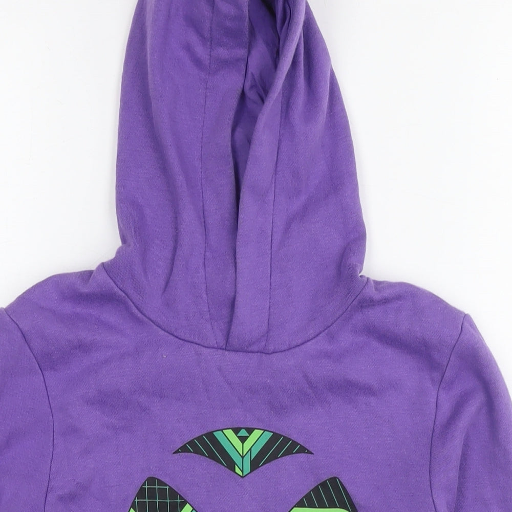 Xbox Boys Purple Cotton Pullover Hoodie Size 8-9 Years Pullover - Logo