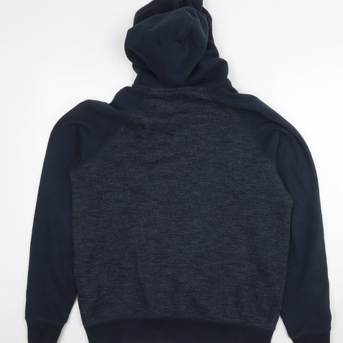 Billabong Mens Blue Cotton Pullover Hoodie Size M - Logo