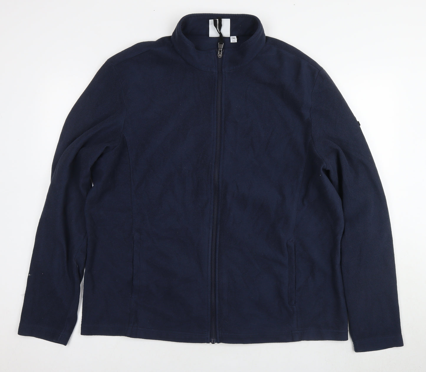 TOG24 Mens Blue Polyester Full Zip Hoodie Size 2XL