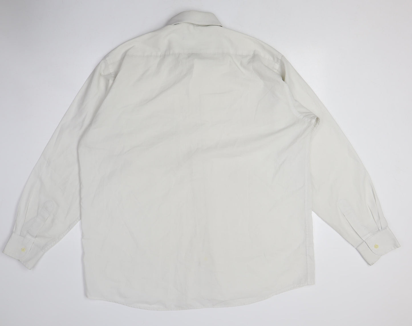 Pierre Cardin Men's White Long Sleeve Shirt, Size 37