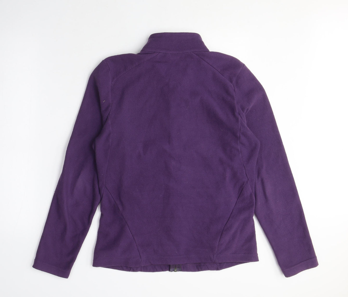 Quechua Women's Purple Full Zip Fleece Hoodie - M