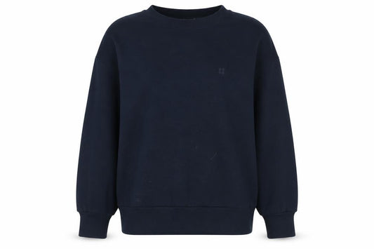 Front view of SB unisex blue pullover sweatshirt l