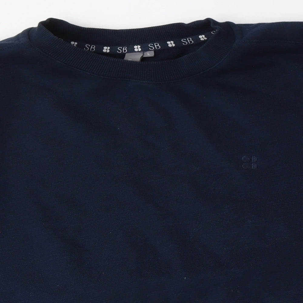 SB Unisex Blue Pullover Sweatshirt L
