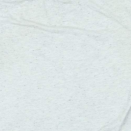 Mickey Mouse Womens Grey Cotton Basic T-Shirt Size L Round Neck