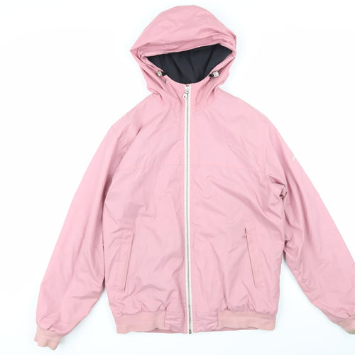 MUSTO Womens Pink Jacket Coat Size 10 Zip