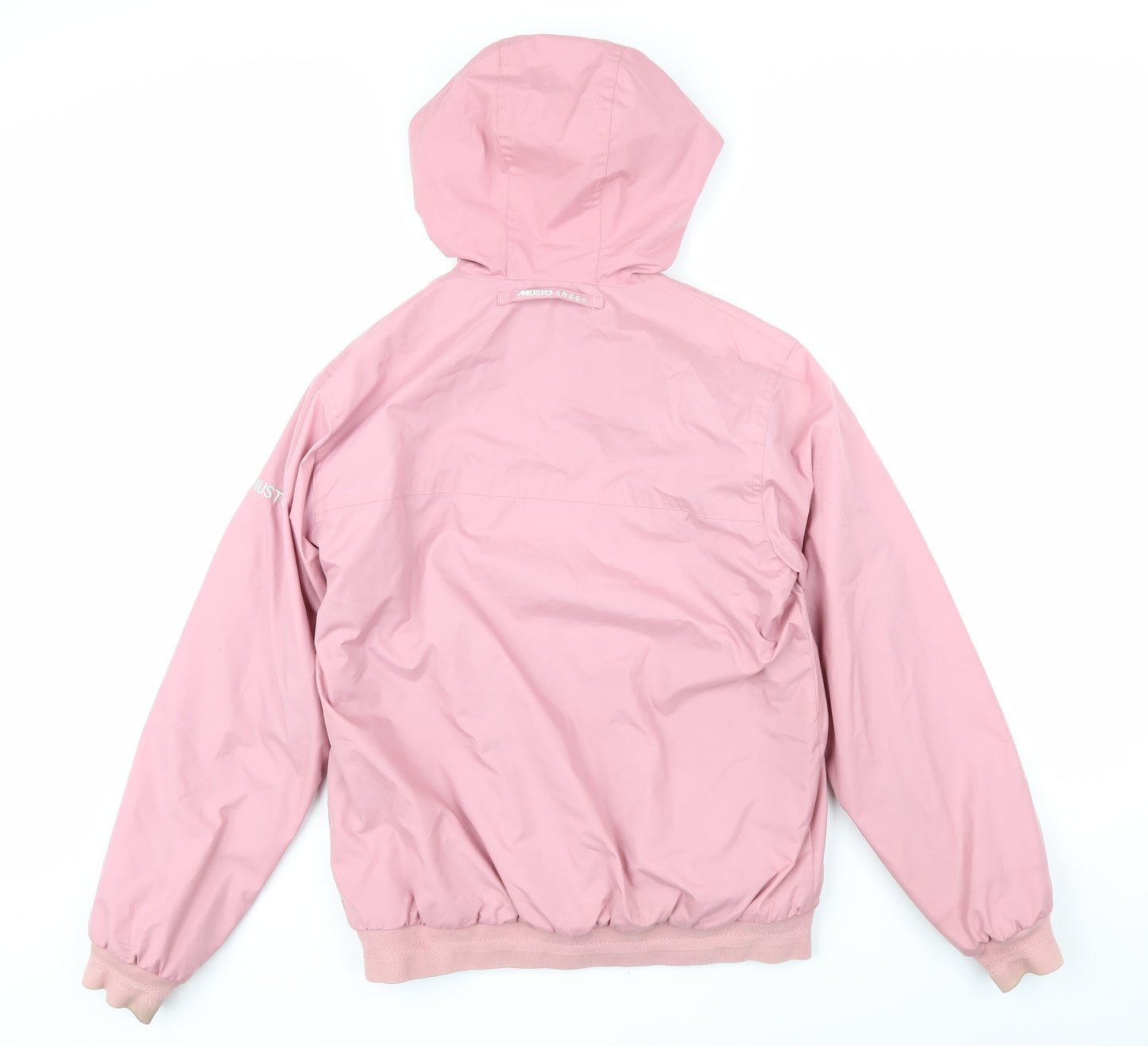 MUSTO Womens Pink Jacket Coat Size 10 Zip