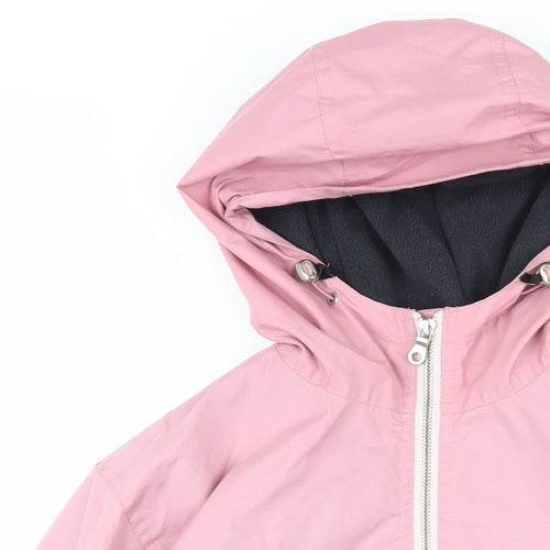 MUSTO Womens Pink Jacket Coat Size 10 Zip