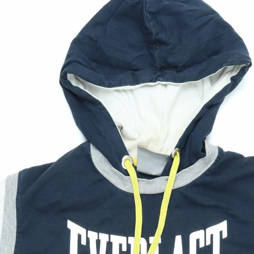 Everlast Mens Blue Cotton Pullover Hoodie Size XL - Everlast Born to Win