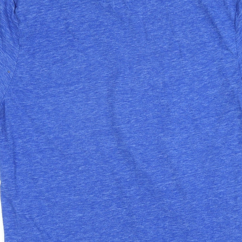 Jack Wills Womens Blue Cotton Basic T-Shirt Size S Round Neck