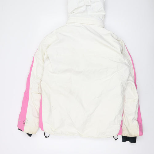Cross Womens White Jacket Size L Zip