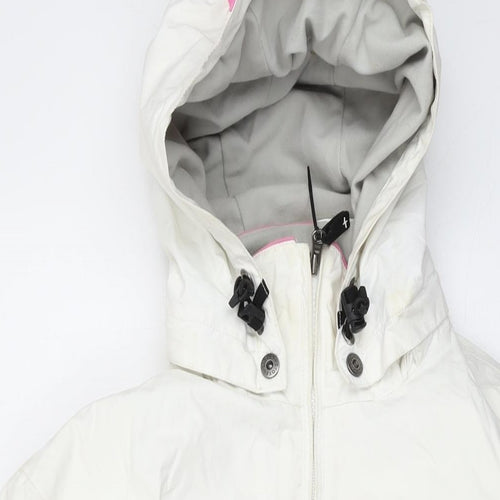 Cross Womens White Jacket Size L Zip