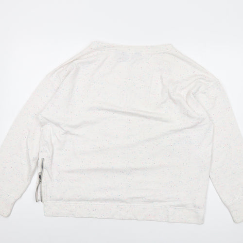 Regatta Womens White Polyester Pullover Sweatshirt Size 14 Pullover