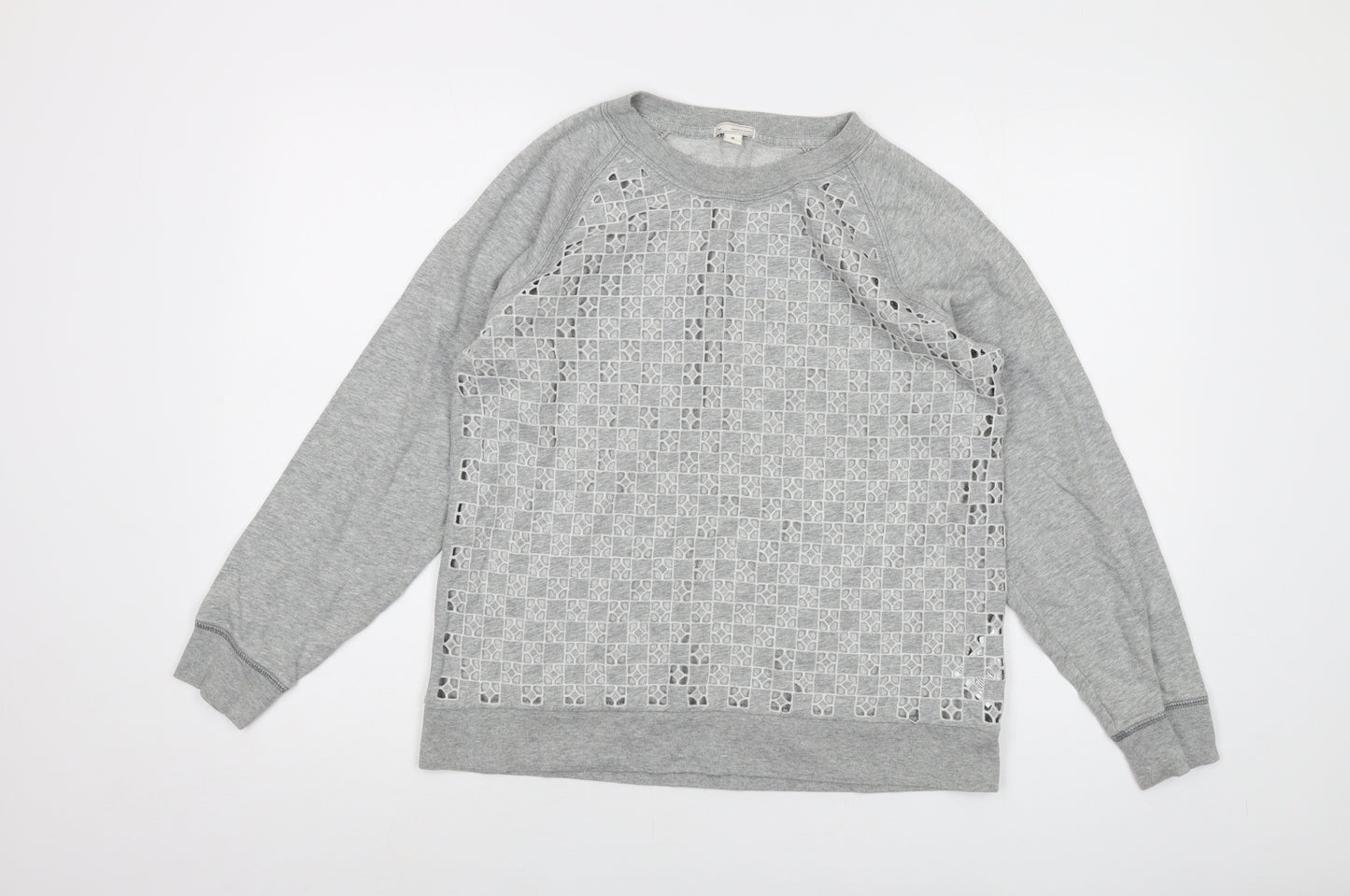 Gap Womens Grey Cotton Pullover Sweatshirt Size M Pullover