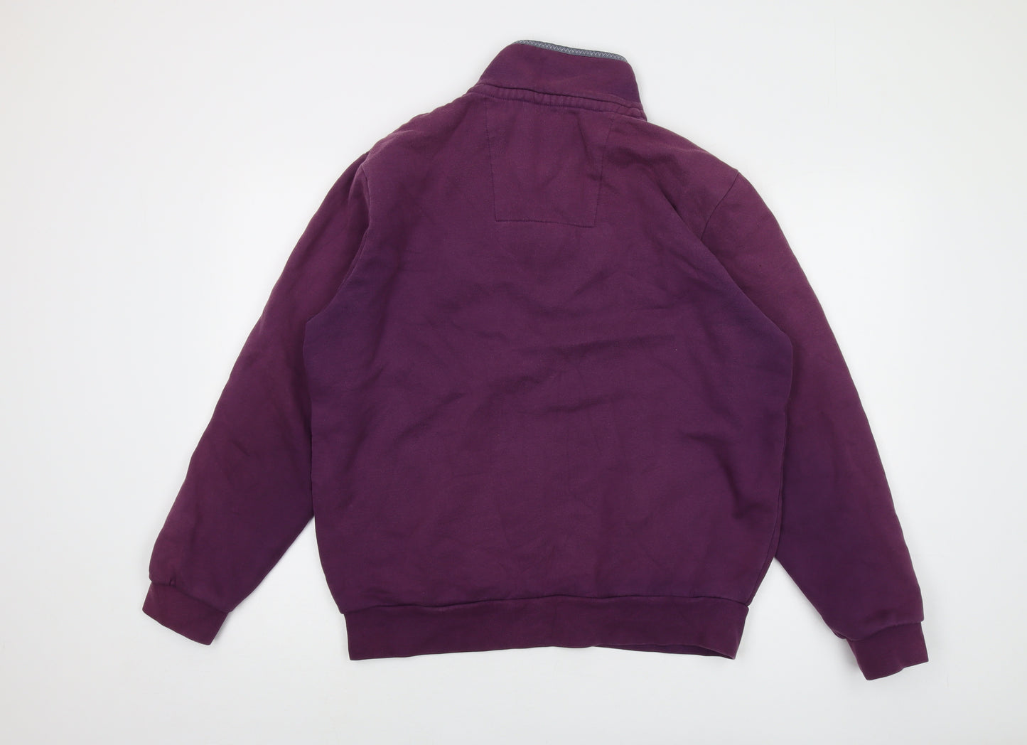 Crew Clothing Mens Purple Cotton Pullover Sweatshirt Size XL