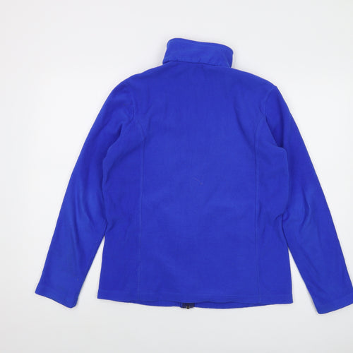 Lands' End Womens Blue Jacket Size S Zip