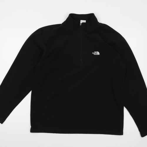 The North Face Mens Black Polyester Pullover Sweatshirt Size M