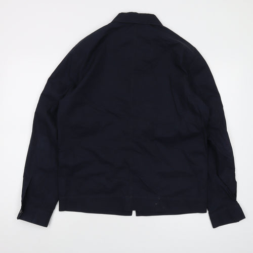 COS Mens Blue Jacket Size S Snap