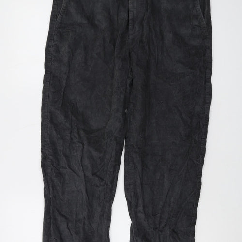 Gap Mens Grey Cotton Trousers Size M L27 in Regular Button