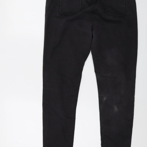 Monsoon Womens Grey Cotton Skinny Jeans Size 16 L27 in Regular Button