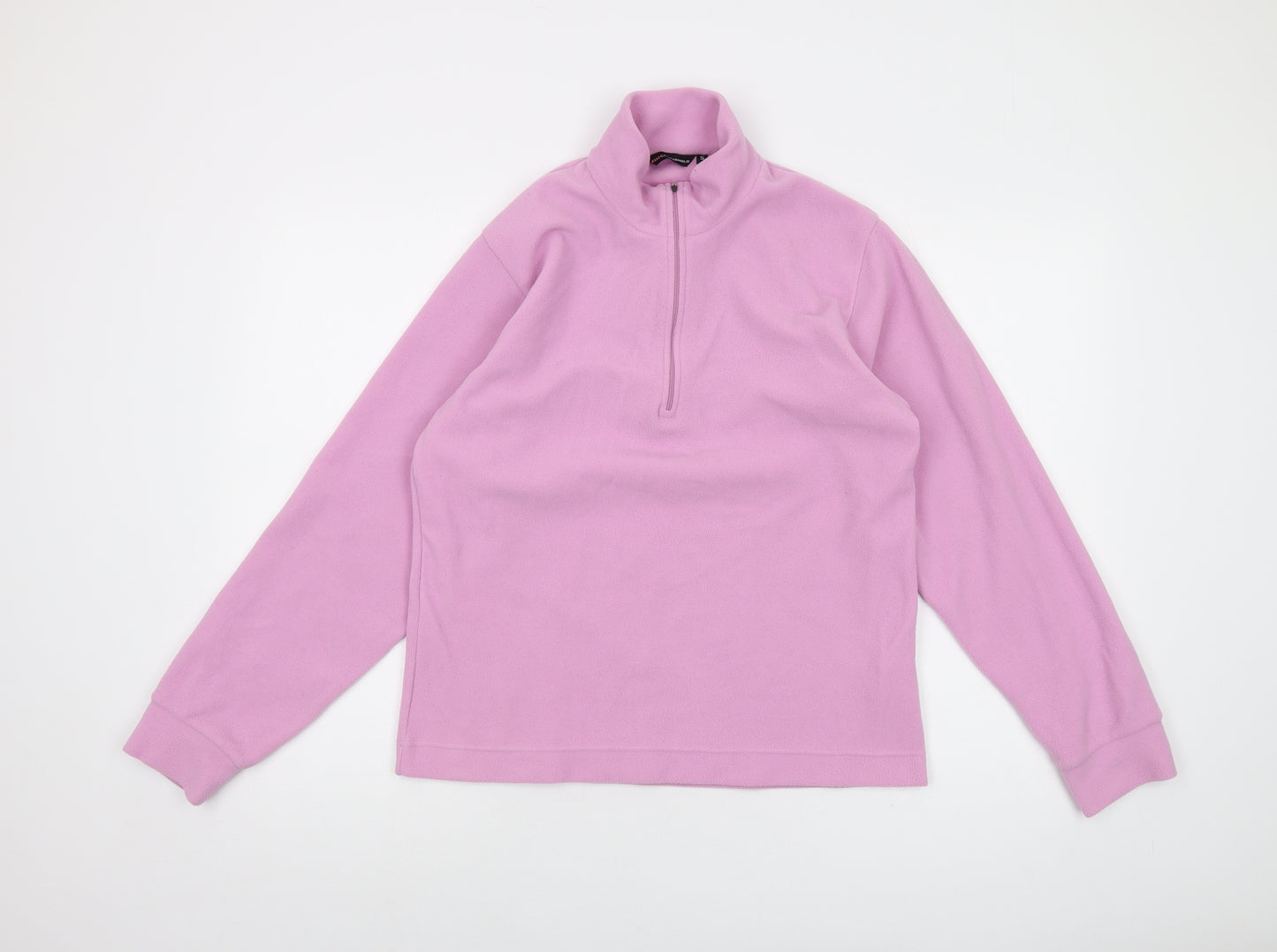 Campagnolo Womens Purple Polyester Pullover Sweatshirt Size S Zip