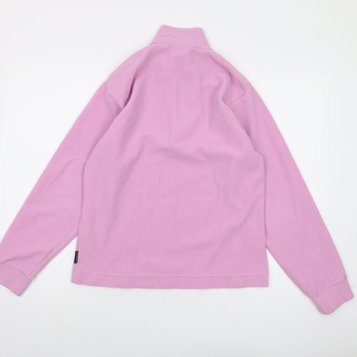 Campagnolo Womens Purple Polyester Pullover Sweatshirt Size S Zip