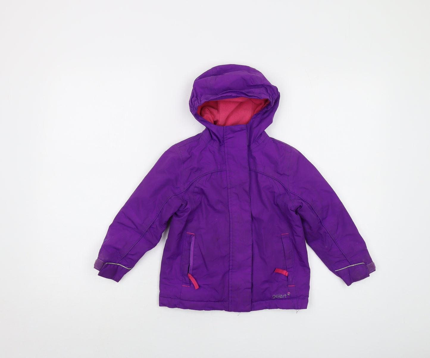 Gelert Girls Purple Jacket Size 3-4 Years Zip