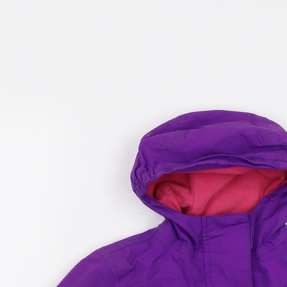 Gelert Girls Purple Jacket Size 3-4 Years Zip