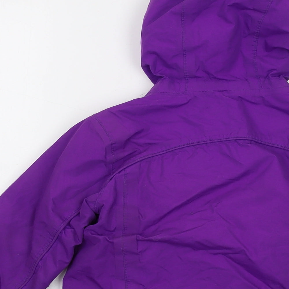 Gelert Girls Purple Jacket Size 3-4 Years Zip