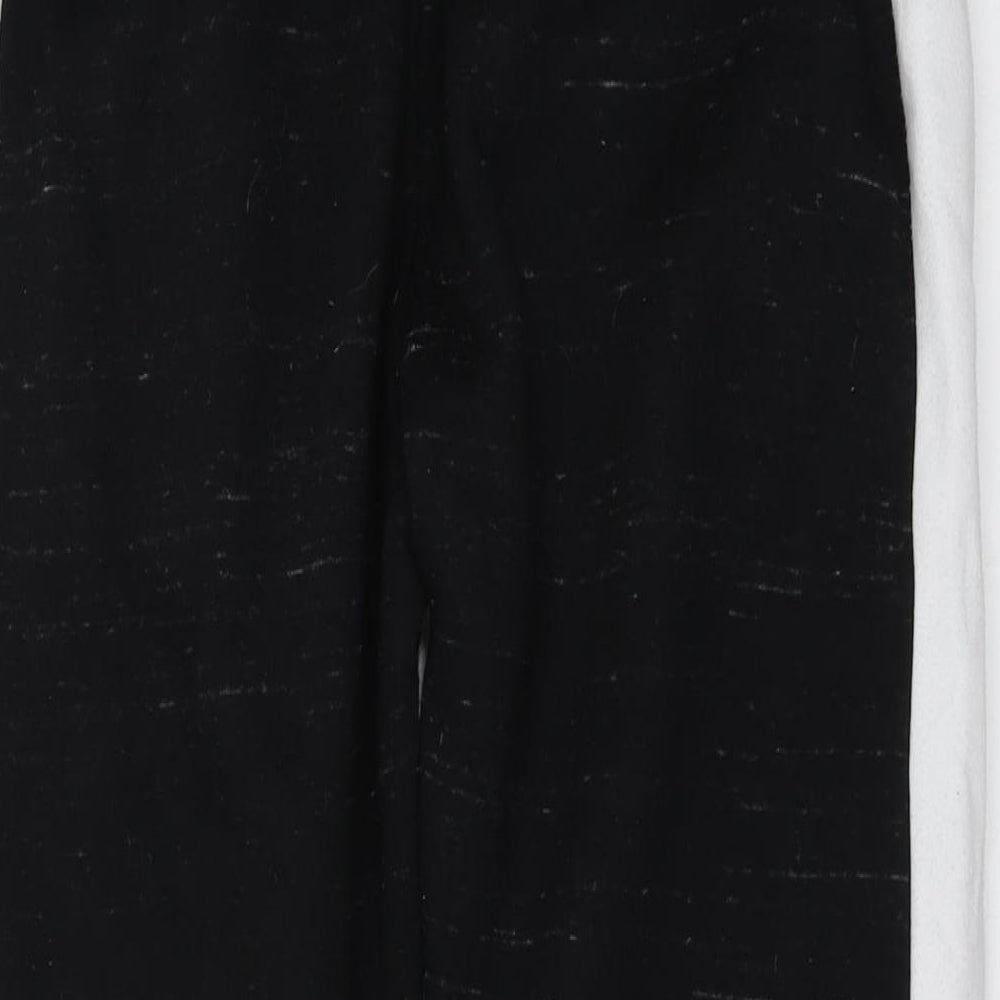 McKenzie Mens Black Cotton Trousers Size M L28 in Regular Drawstring