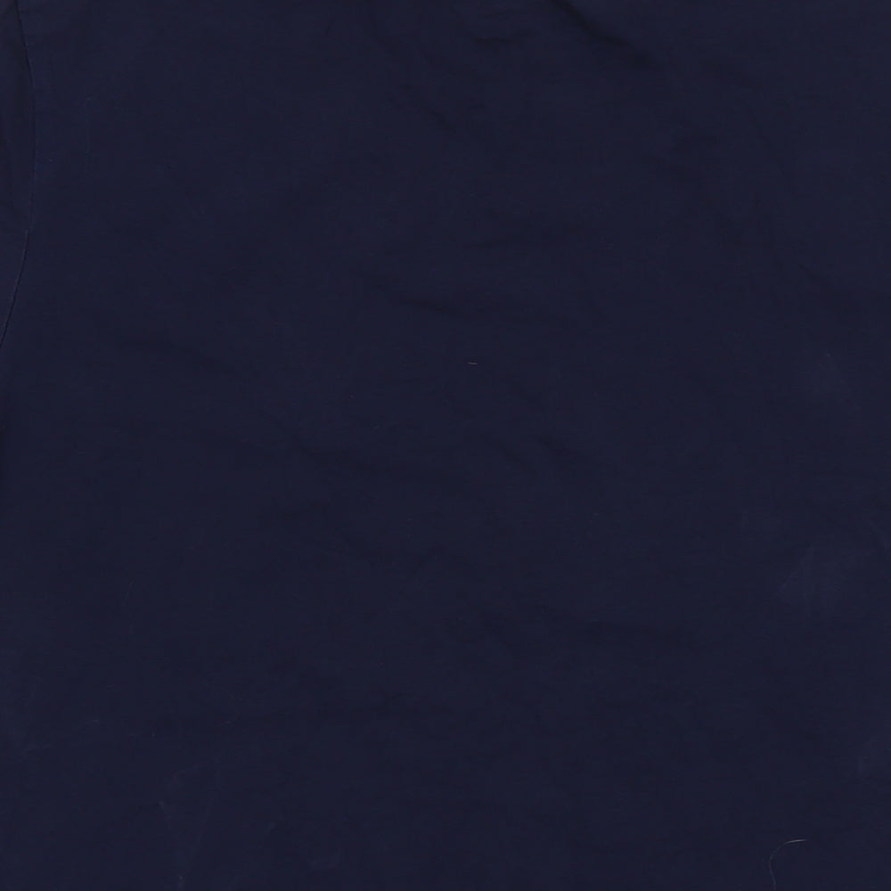 Sonneti Mens Blue Cotton T-Shirt Size L Crew Neck - Metropolis