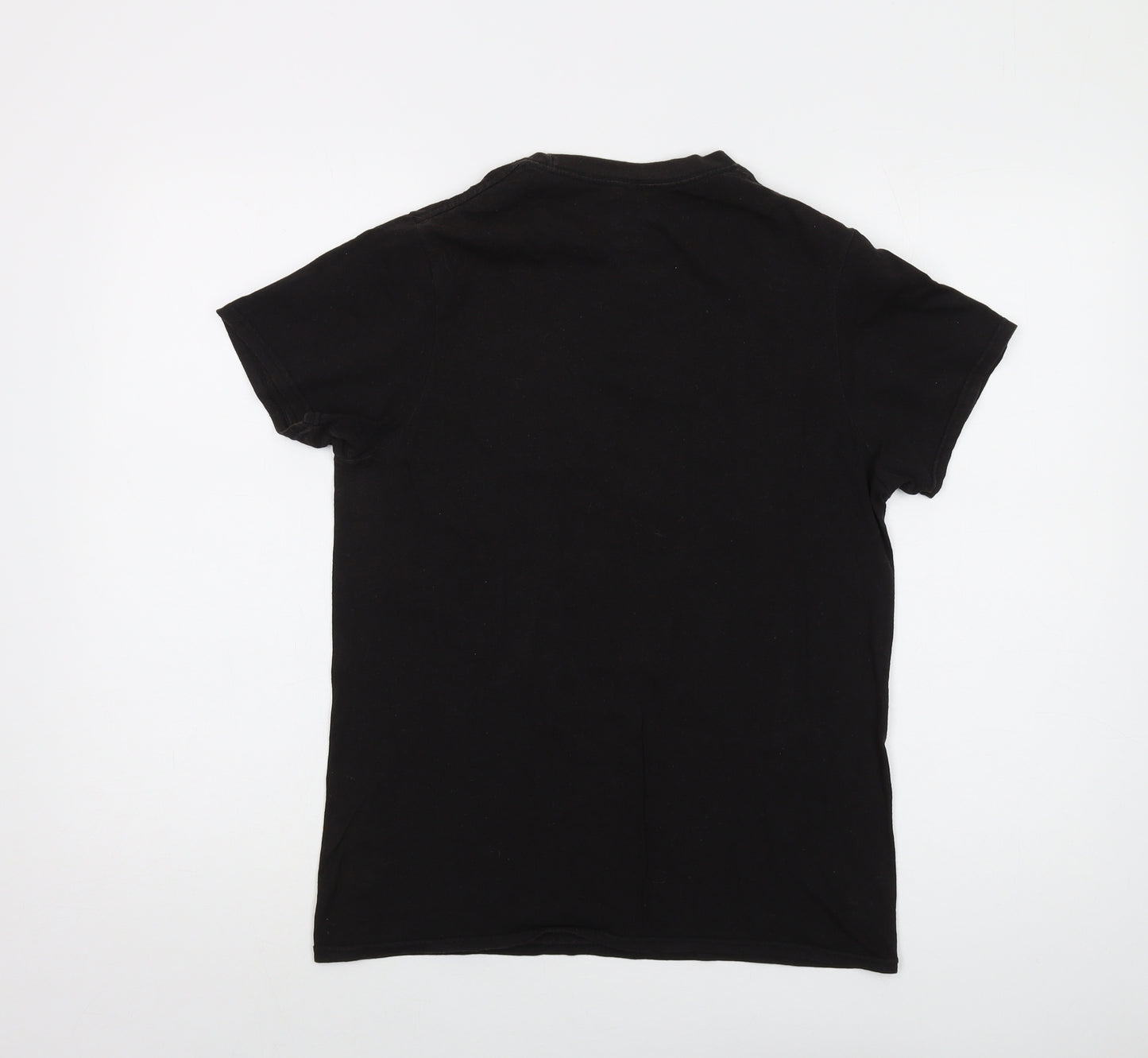 Star Wars Mens Black Cotton T-Shirt Size S Crew Neck