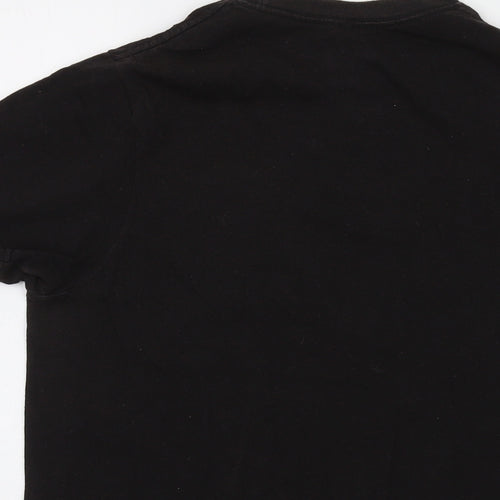 Star Wars Mens Black Cotton T-Shirt Size S Crew Neck