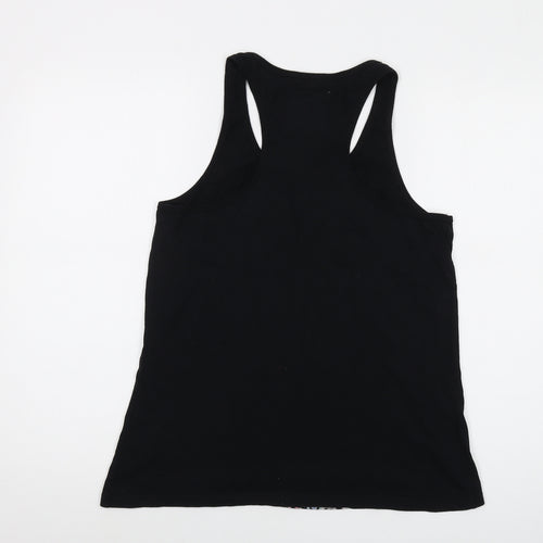 Gap Womens Black Cotton Basic Tank Size S Round Neck - OSAKA