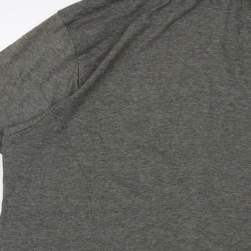 Donnay Mens Grey Polyester T-Shirt Size 2XL Crew Neck