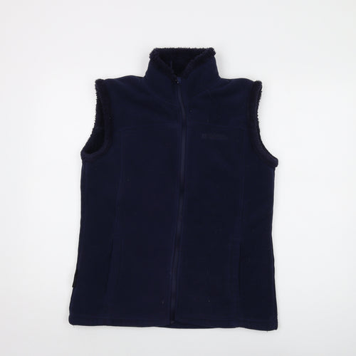 Mountain Warehouse Womens Blue Jacket Waistcoat Size 14 Zip
