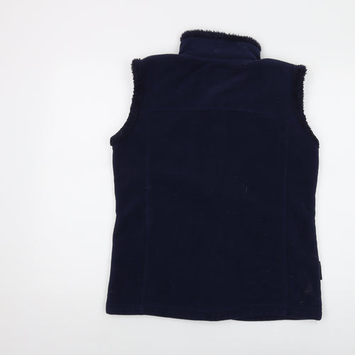 Mountain Warehouse Womens Blue Jacket Waistcoat Size 14 Zip
