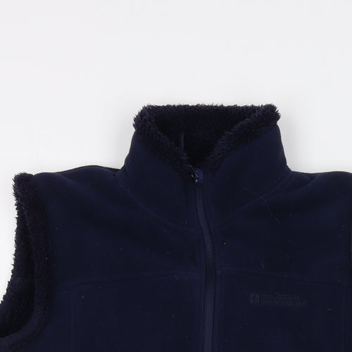 Mountain Warehouse Womens Blue Jacket Waistcoat Size 14 Zip