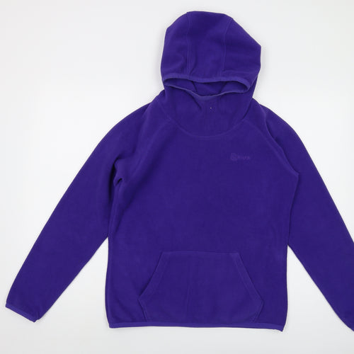 Hi Gear Womens Purple Polyester Pullover Hoodie Size 12 Pullover