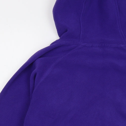 Hi Gear Womens Purple Polyester Pullover Hoodie Size 12 Pullover