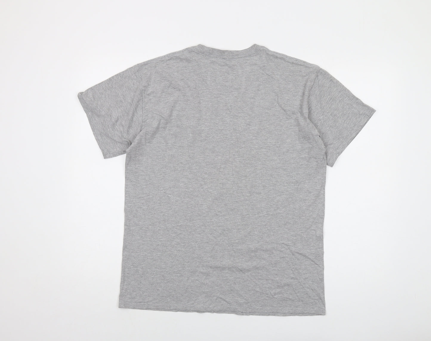 Breaking Bad Mens Grey Cotton T-Shirt Size L Crew Neck - Los Polos Hermanos