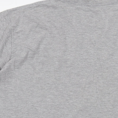 Breaking Bad Mens Grey Cotton T-Shirt Size L Crew Neck - Los Polos Hermanos