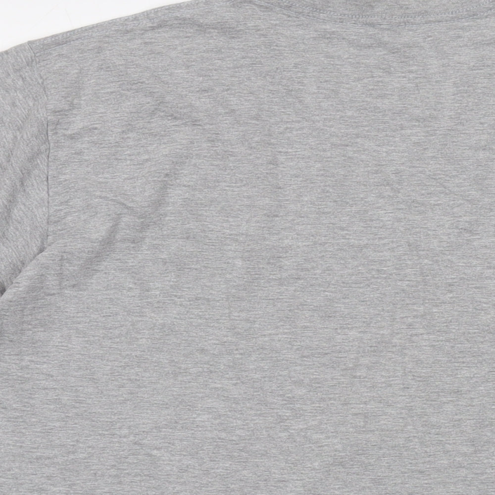 Breaking Bad Mens Grey Cotton T-Shirt Size L Crew Neck - Los Polos Hermanos
