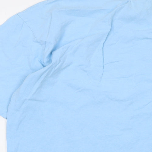 Edwin Mens Blue Cotton T-Shirt Size S Crew Neck