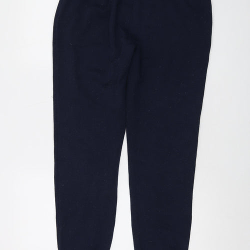 Slazenger Womens Blue Polyester Sweatpants Trousers Size 14 L28 in Regular Drawstring