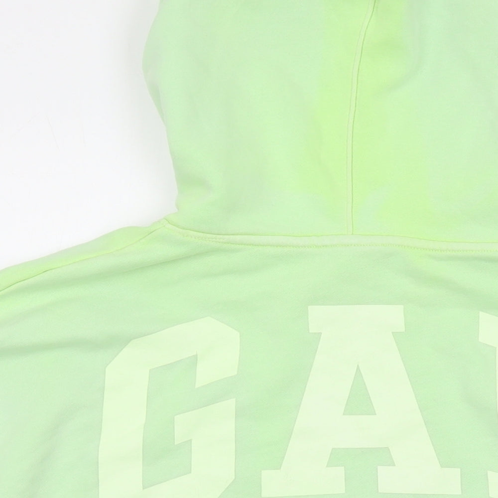 Gap Womens Green Cotton Pullover Hoodie Size S Pullover