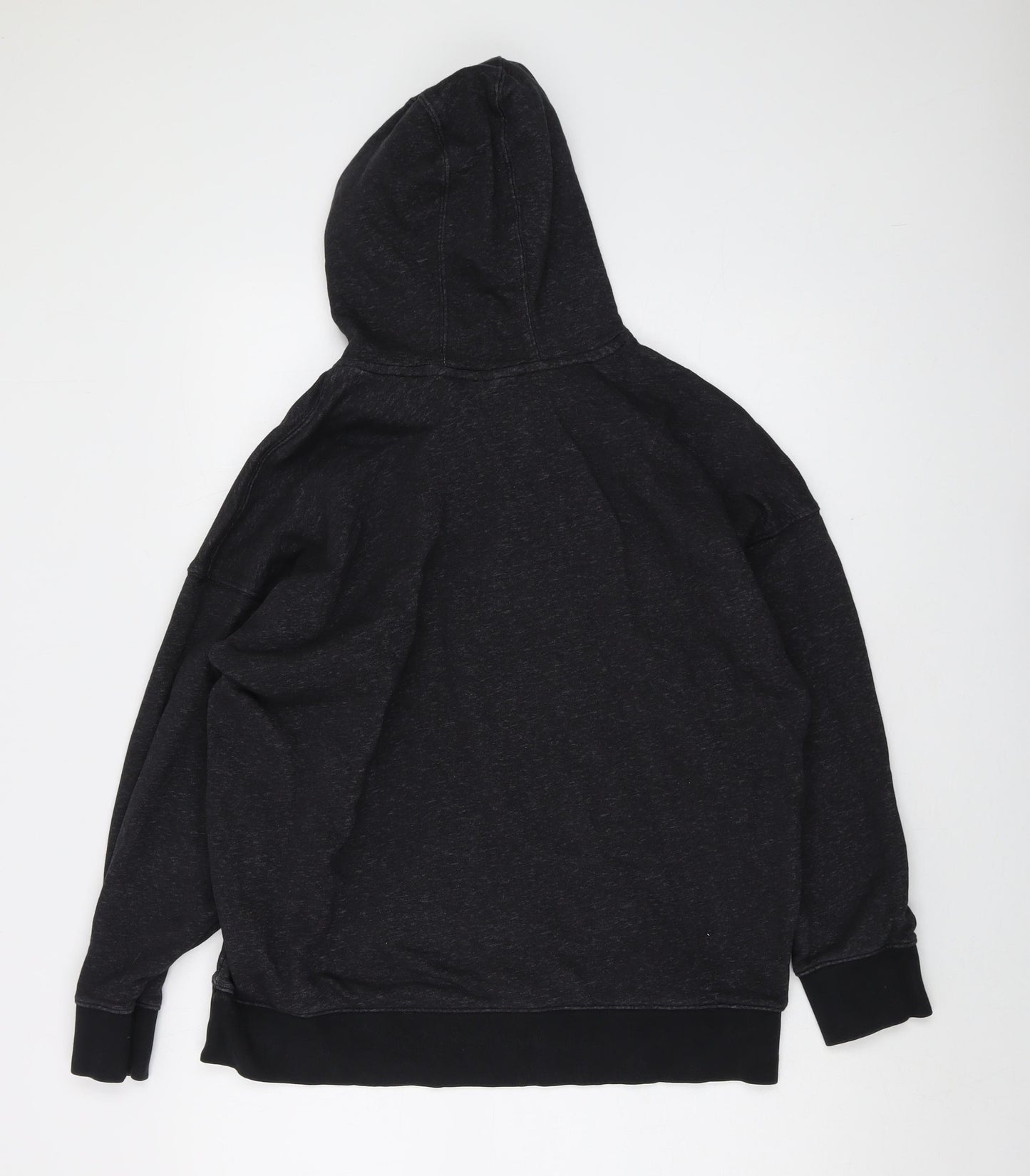 adidas Womens Grey Cotton Pullover Hoodie Size 14 Pullover