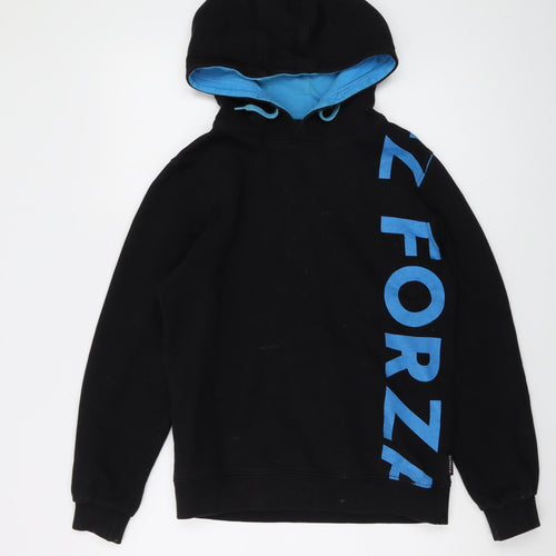 Fz Forza Boys Black Cotton Pullover Hoodie Size 14 Years Pullover