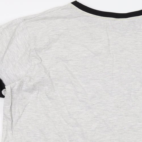Batgirl Womens Grey Cotton Basic T-Shirt Size 20 Crew Neck