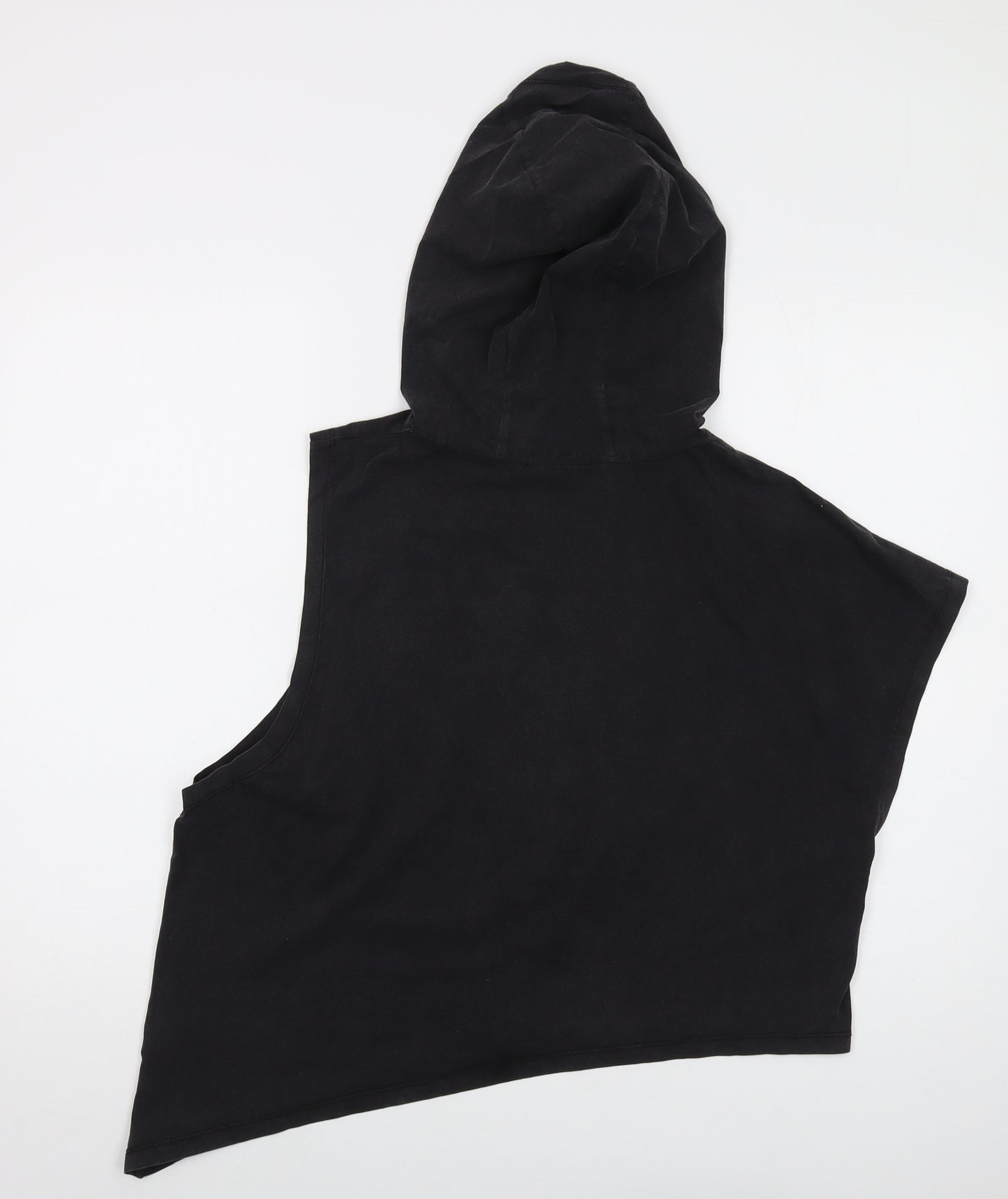 S-Deer Womens Grey Polyester Basic T-Shirt Size S V-Neck